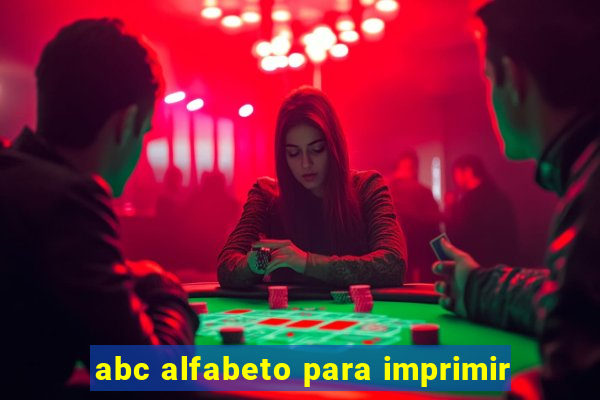 abc alfabeto para imprimir